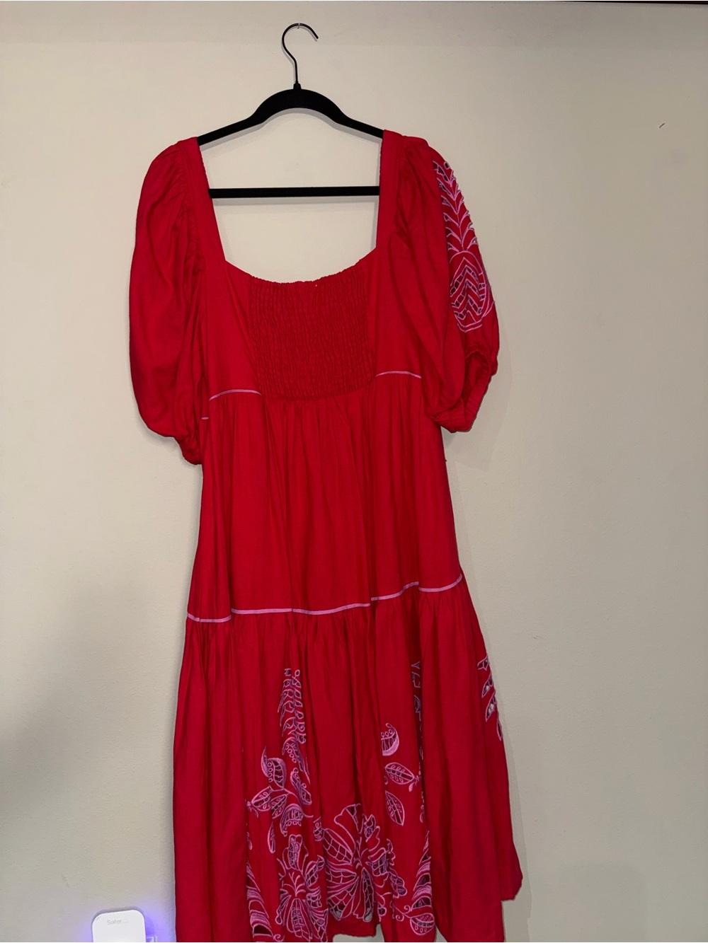 FARM Rio Red Palm Tree Richelieu Dress - Picture 4 of 5